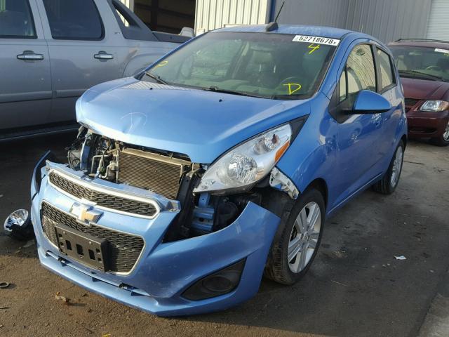 KL8CB6S95FC740844 - 2015 CHEVROLET SPARK LS BLUE photo 2