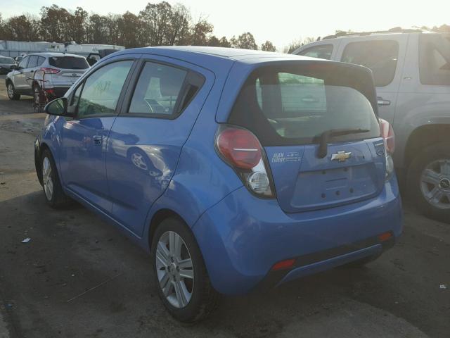 KL8CB6S95FC740844 - 2015 CHEVROLET SPARK LS BLUE photo 3