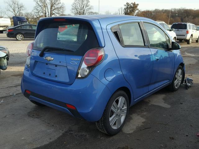 KL8CB6S95FC740844 - 2015 CHEVROLET SPARK LS BLUE photo 4