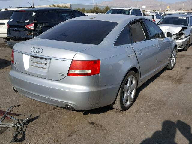 WAUEL74F35N089526 - 2005 AUDI A6 S-LINE SILVER photo 4