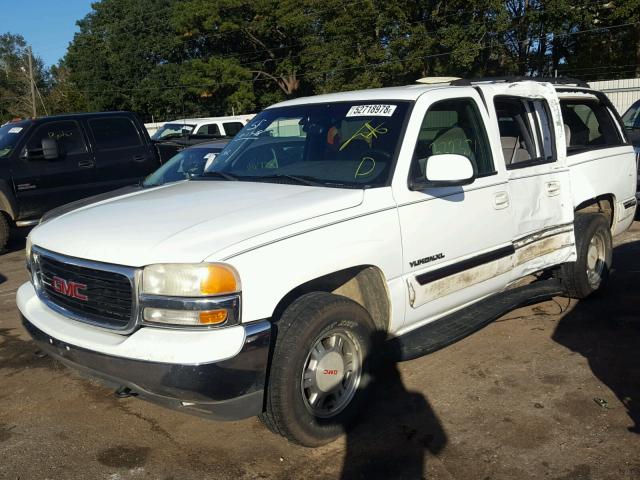 3GKEC16T81G134034 - 2001 GMC YUKON XL C WHITE photo 2