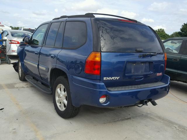 1GKDS13S652242421 - 2005 GMC ENVOY BLUE photo 3