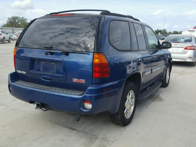 1GKDS13S652242421 - 2005 GMC ENVOY BLUE photo 4