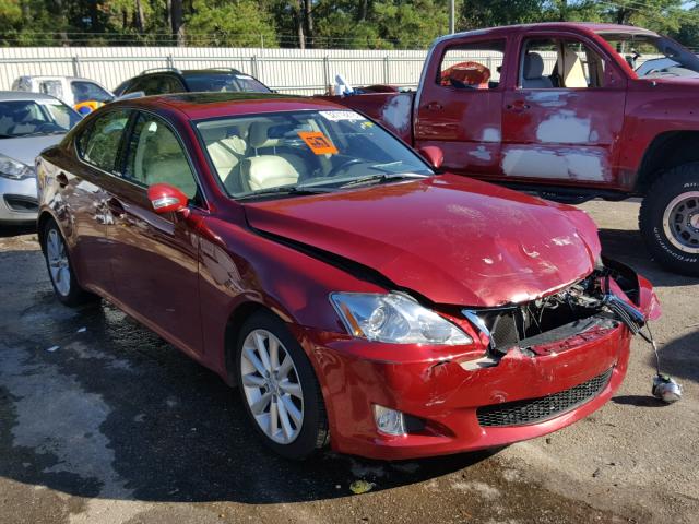 JTHBK262095099456 - 2009 LEXUS IS 250 RED photo 1