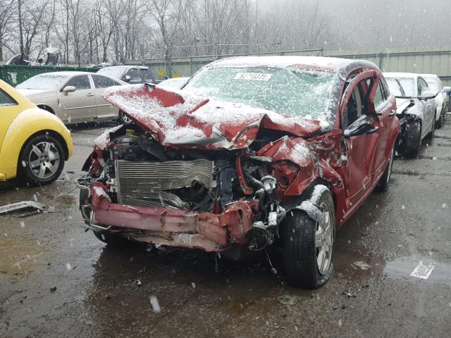 1B3HB48B08D554932 - 2008 DODGE CALIBER SX RED photo 2