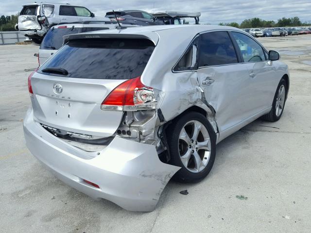 4T3ZK3BB8AU023511 - 2010 TOYOTA VENZA BASE SILVER photo 4