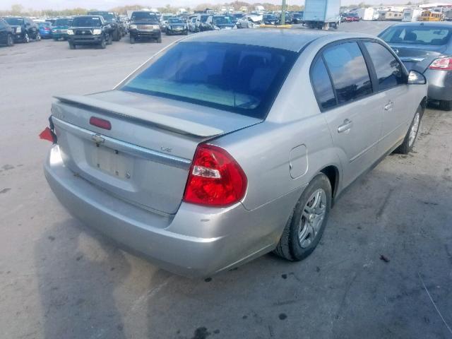 1G1ZS51F26F302390 - 2006 CHEVROLET MALIBU LS SILVER photo 4