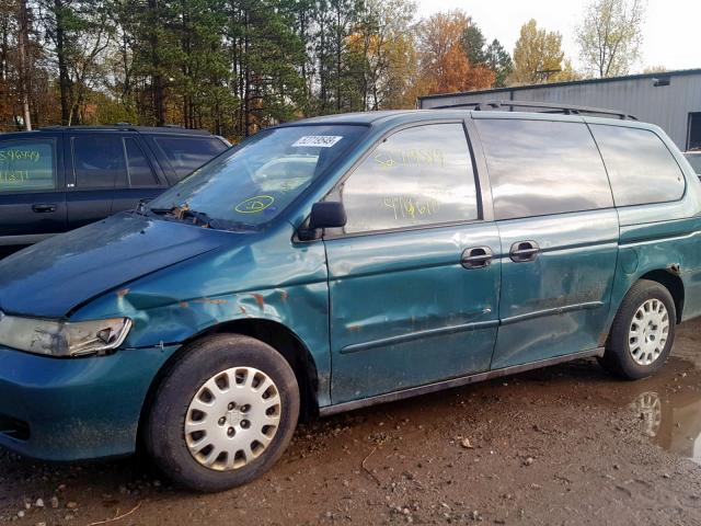 2HKRL18572H581068 - 2002 HONDA ODYSSEY LX GREEN photo 9