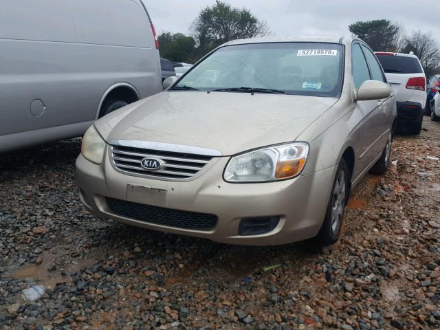 KNAFE121575478741 - 2007 KIA SPECTRA EX BEIGE photo 2