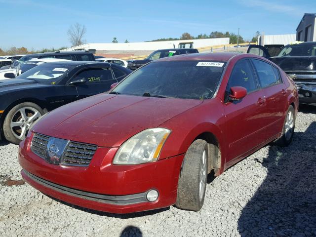 1N4BA41E75C847133 - 2005 NISSAN MAXIMA SE MAROON photo 2