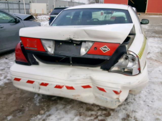 2FAHP71V49X144530 - 2009 FORD CROWN VICT WHITE photo 9