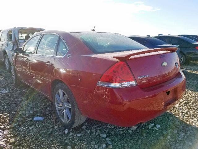 2G1WD58C889212732 - 2008 CHEVROLET IMPALA SUP 红色 照片 3