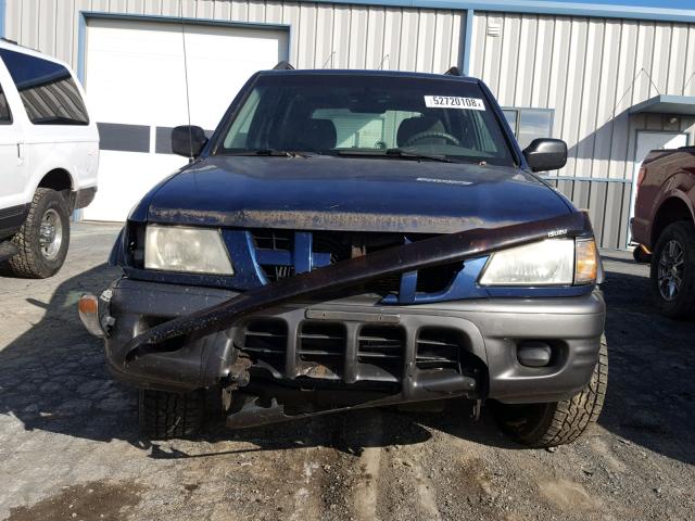 4S2DM58W434307829 - 2003 ISUZU RODEO S BLUE photo 9