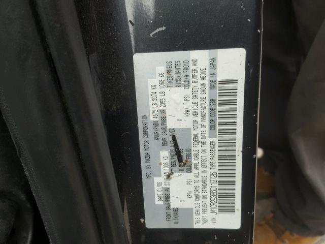 JM1CR293860119726 - 2006 MAZDA 5 GRAY photo 10