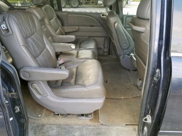 5FNRL38618B093102 - 2008 HONDA ODYSSEY EX BLUE photo 6