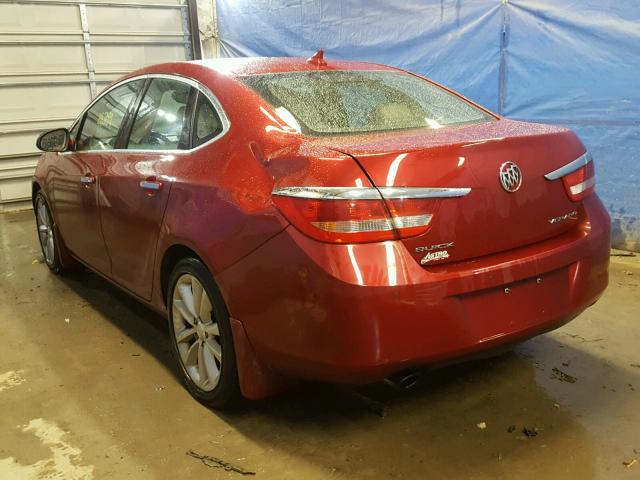 1G4PR5SK5D4141513 - 2013 BUICK VERANO CON RED photo 3