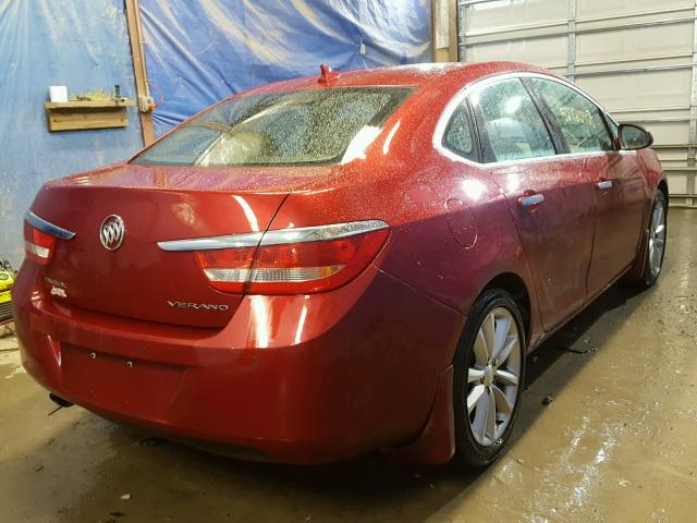 1G4PR5SK5D4141513 - 2013 BUICK VERANO CON RED photo 4