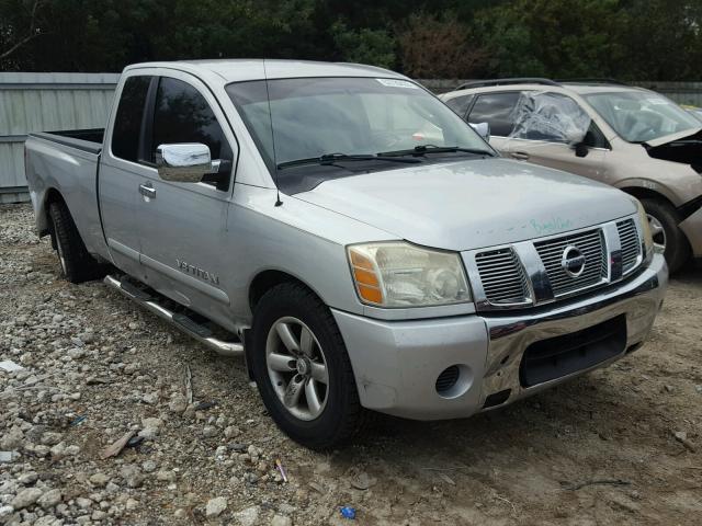 1N6BA06A37N241440 - 2007 NISSAN TITAN XE SILVER photo 1