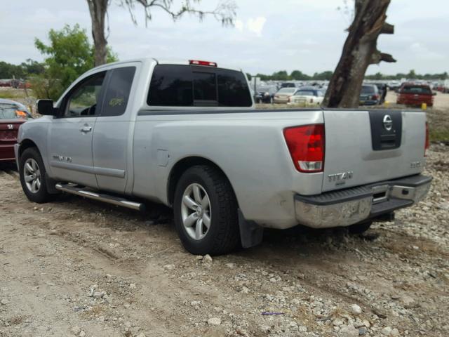 1N6BA06A37N241440 - 2007 NISSAN TITAN XE SILVER photo 3