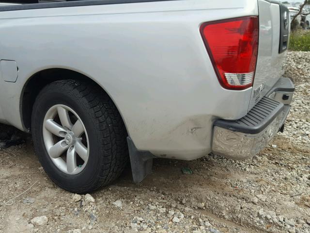 1N6BA06A37N241440 - 2007 NISSAN TITAN XE SILVER photo 9