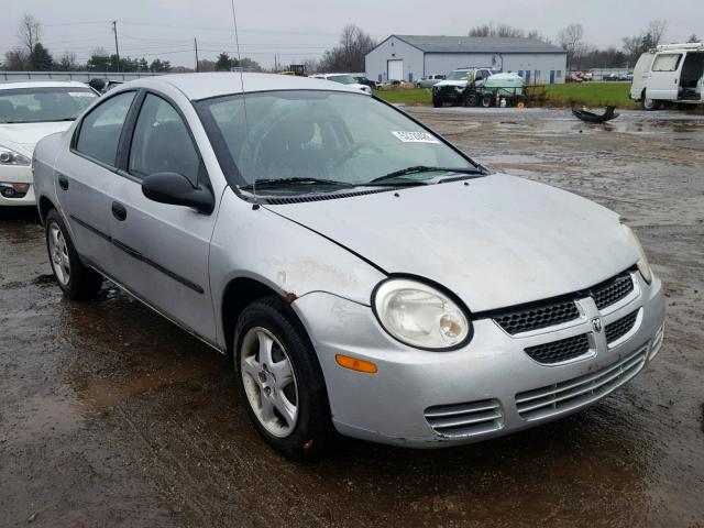 1B3ES26C84D624416 - 2004 DODGE NEON BASE SILVER photo 1