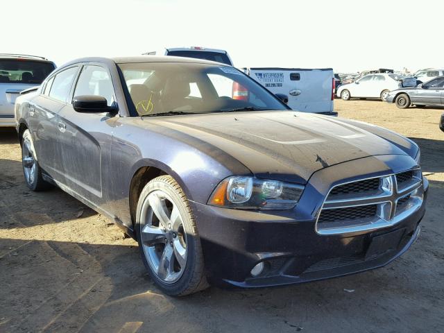 2C3CDXHG3CH142116 - 2012 DODGE CHARGER SX BLUE photo 1