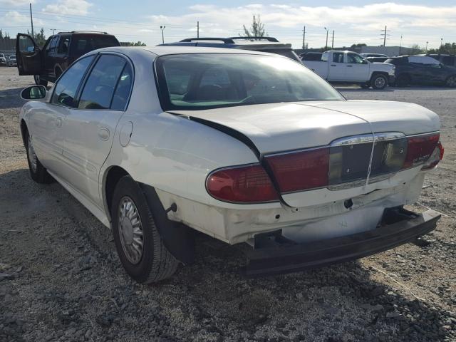 1G4HP52K25U190048 - 2005 BUICK LESABRE CU WHITE photo 3