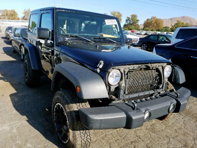 1C4AJWAG1DL608145 - 2013 JEEP WRANGLER S BLACK photo 1