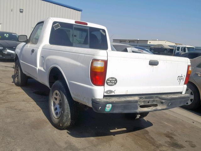 4F4YR12U21TM27363 - 2001 MAZDA B3000 WHITE photo 3