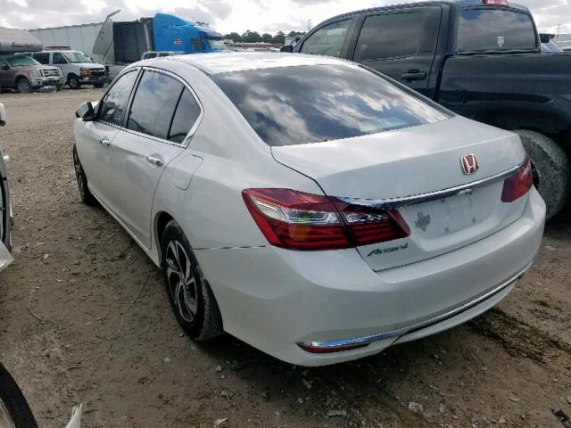 1HGCR2F38HA146752 - 2017 HONDA ACCORD LX WHITE photo 3