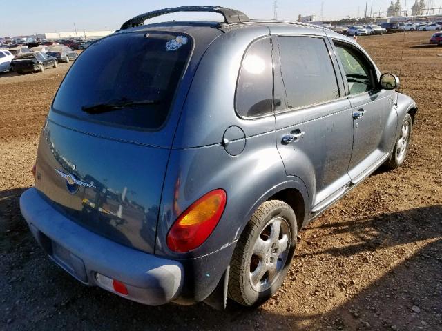 3C8FY68B22T278334 - 2002 CHRYSLER PT CRUISER BLUE photo 4