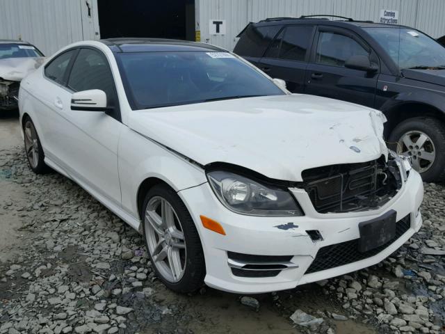 WDDGJ4HB9DG030819 - 2013 MERCEDES-BENZ C 250 WHITE photo 1