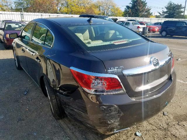 1G4GC5E31DF268558 - 2013 BUICK LACROSSE BLACK photo 3