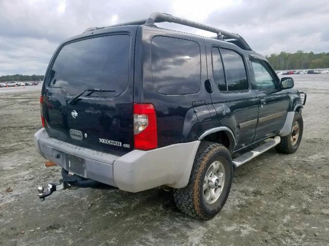 5N1ED28YXYC554331 - 2000 NISSAN XTERRA XE BLACK photo 4