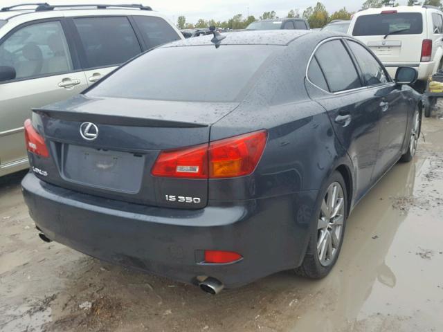 JTHBE262X82013898 - 2008 LEXUS IS 350 BLACK photo 4