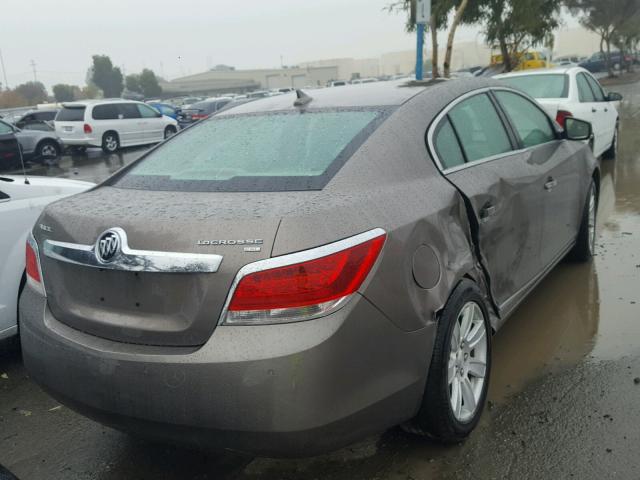 1G4GC5GD3BF307282 - 2011 BUICK LACROSSE C BROWN photo 4