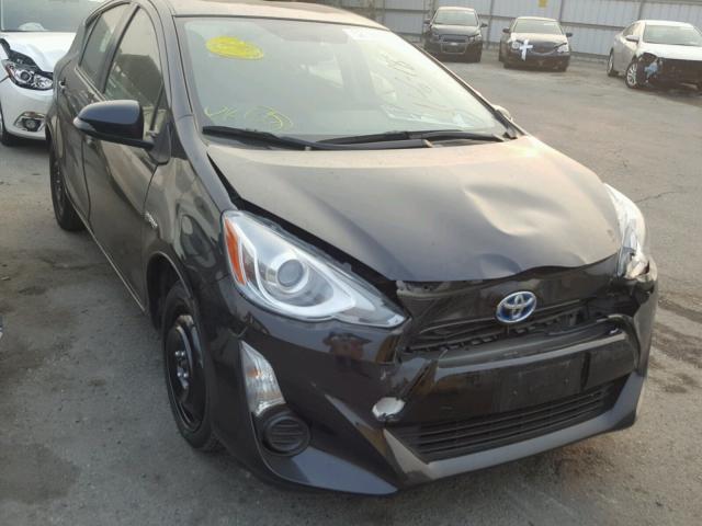 JTDKDTB37F1113839 - 2015 TOYOTA PRIUS C BLACK photo 1