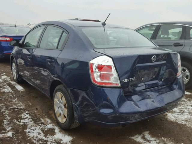 3N1AB61E18L620045 - 2008 NISSAN SENTRA 2.0 BLUE photo 3