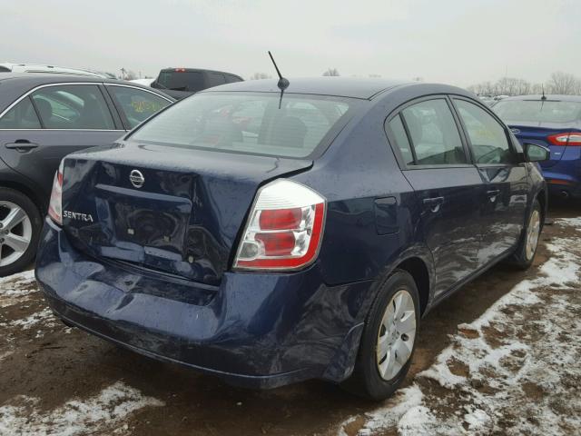 3N1AB61E18L620045 - 2008 NISSAN SENTRA 2.0 BLUE photo 4