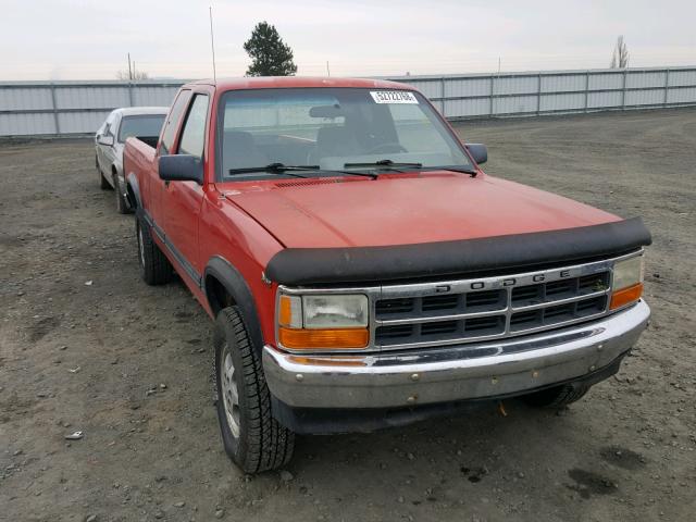 1B7GG23Y7TS511012 - 1996 DODGE DAKOTA RED photo 1