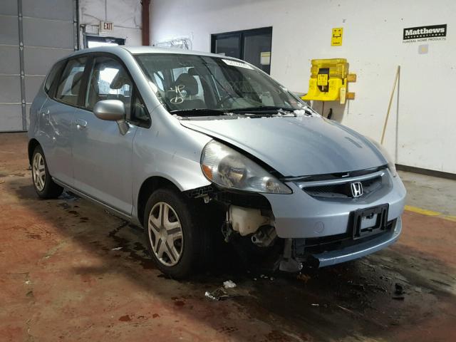 JHMGD38437S049072 - 2007 HONDA FIT BLUE photo 1