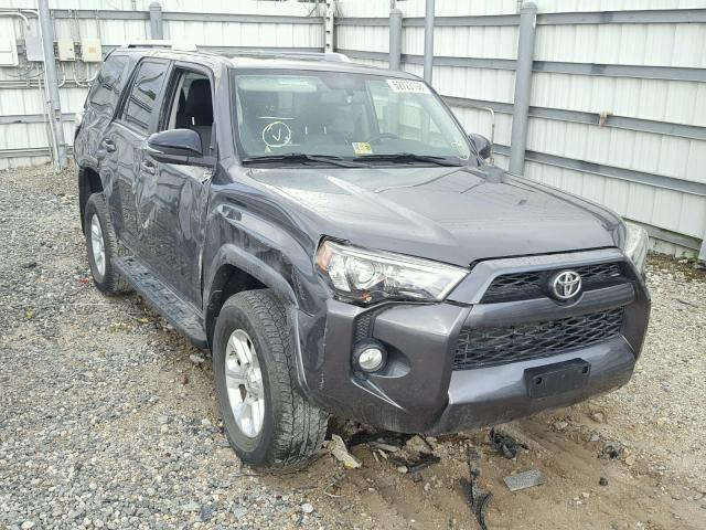 JTEBU5JR6G5299798 - 2016 TOYOTA 4RUNNER SR GRAY photo 1