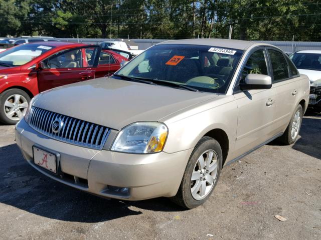 1MEFM40135G616139 - 2005 MERCURY MONTEGO LU TAN photo 2