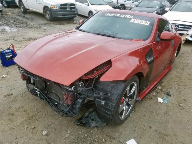 JN1AZ4EH3DM382977 - 2013 NISSAN 370Z BASE ORANGE photo 2