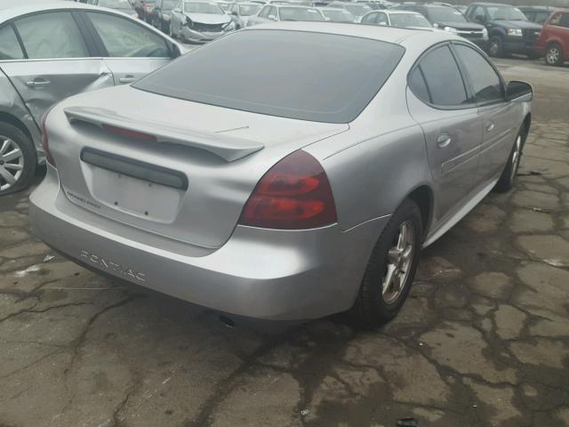 2G2WP552561130631 - 2006 PONTIAC GRAND PRIX SILVER photo 4