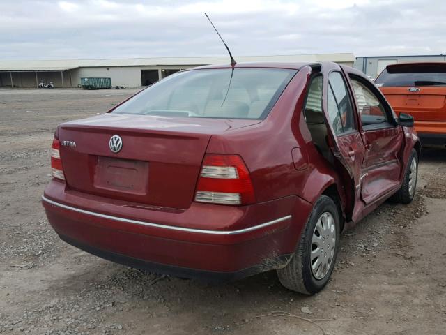 3VWRK69M35M026412 - 2005 VOLKSWAGEN JETTA GL RED photo 4