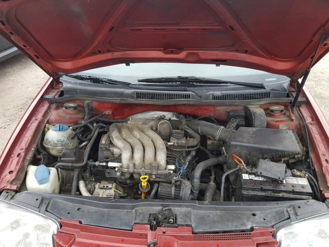 3VWRK69M35M026412 - 2005 VOLKSWAGEN JETTA GL RED photo 7