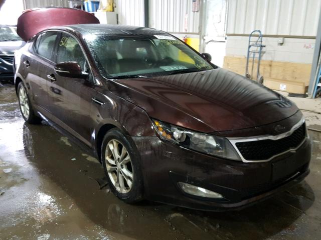 5XXGN4A77CG080290 - 2012 KIA OPTIMA EX BURGUNDY photo 1