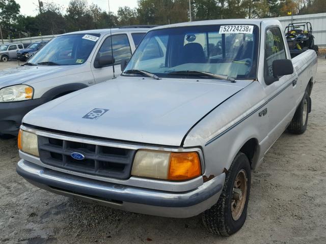 1FTCR10A2PTA30577 - 1993 FORD RANGER SILVER photo 2