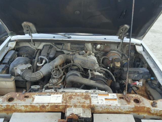 1FTCR10A2PTA30577 - 1993 FORD RANGER SILVER photo 7